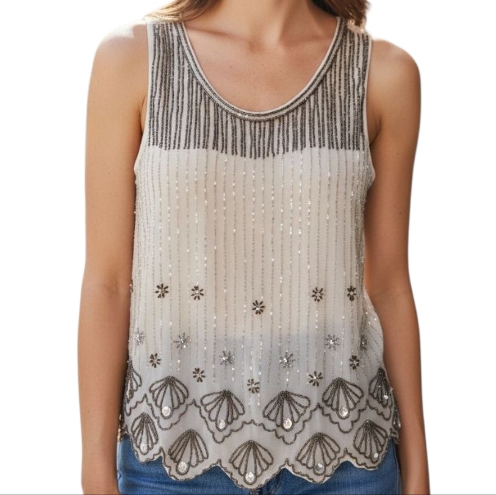 Bar lll Women’s Sequins Tank Top